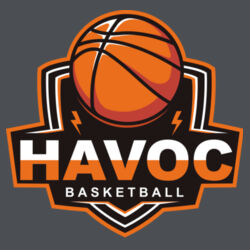 Havoc Basketball Design HB1 on a District® - Perfect Blend ® CVC Tee Design