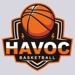 Havoc Basketball Design HB1 on a Port & Company® - Long Sleeve Core Cotton Tee Design