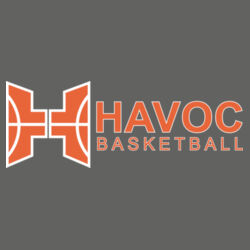Havoc Basketball Design HB4 on a Port & Company® - Youth Long Sleeve Core Cotton Tee Design