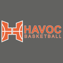 Havoc Basketball Design HB4 on a Port & Company® - Youth Core Fleece Crewneck Sweatshirt Design
