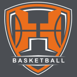 Havoc Basketball Design 6 on a Port & Co ® - Core Cotton Ringer Tee Design