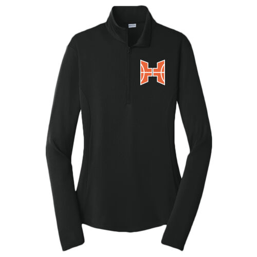Havoc Basketball Design HB2 on a Sport-Tek®  - Women's PosiCharge ® Competitor 1/4 Zip Pullover Thumbnail