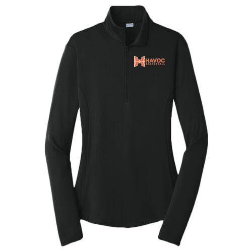 Havoc Basketball Design HB4 on a Sport-Tek® - Women's PosiCharge ® Competitor 1/4 Zip Pullover Thumbnail