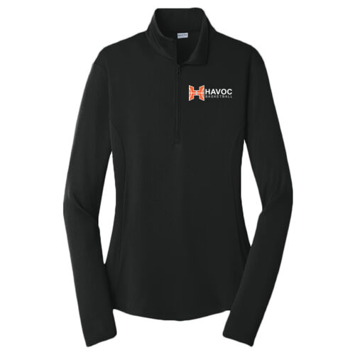 Havoc Basketball Design HB5 on a Sport-Tek® - Women's PosiCharge ® Competitor 1/4 Zip Pullover Thumbnail