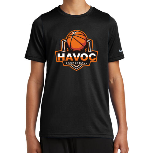 Havoc Basketball Design HB1 on a Nike® - Youth Swoosh Sleeve rLegend Tee Thumbnail