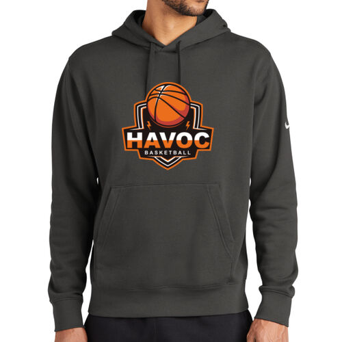 Havoc Basketball Design HB1 on a Nike® - Club Fleece Sleeve Swoosh Pullover Hoodie Thumbnail