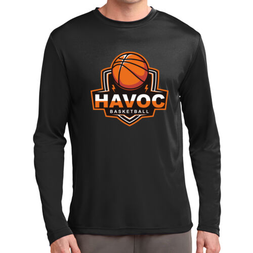 Havoc Basketball Design HB1 on a Sport-Tek® - Long Sleeve PosiCharge ® Competitor Tee Thumbnail