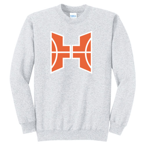 Havoc Basketball Design HB2 on a Port & Company® - Core Fleece Crewneck Sweatshirt Thumbnail