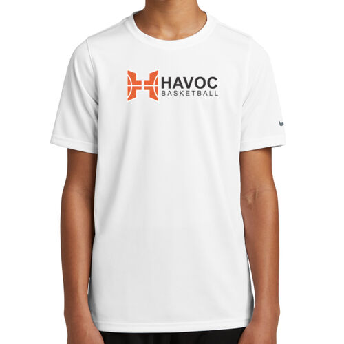 Havoc Basketball Design HB3 on a Nike® - Youth Swoosh Sleeve rLegend Tee Thumbnail