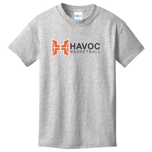 Havoc Basketball Design HB3 on a Port & Company® - Youth Core Cotton Tee Thumbnail