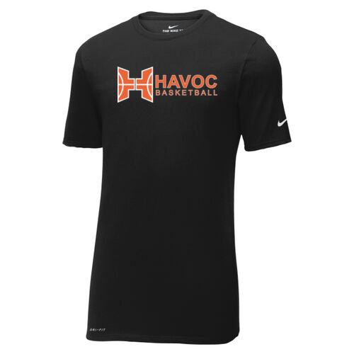 Havoc Basketball Design HB4 on a Nike® - Dri FIT Cotton/Poly Tee Thumbnail
