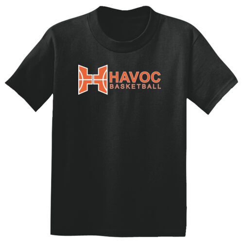 Havoc Basketball Design HB4 on a Sport-Tek® - Youth PosiCharge ® Competitor Tee Thumbnail