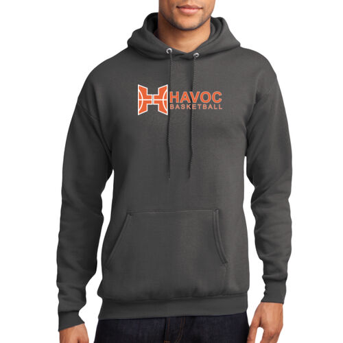 Havoc Basketball Design HB4 on a Port & Company® - Core Fleece Pullover Hooded Sweatshirt Thumbnail
