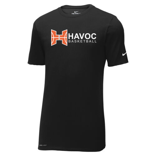 Havoc Basketball Design HB5 on a Nike® - Dri FIT Cotton/Poly Tee Thumbnail