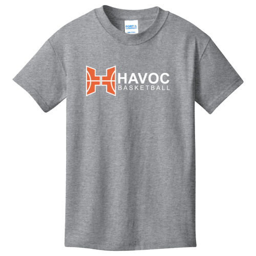 Havoc Basketball Design HB5 on a Port & Company® - Youth Core Cotton Tee Thumbnail