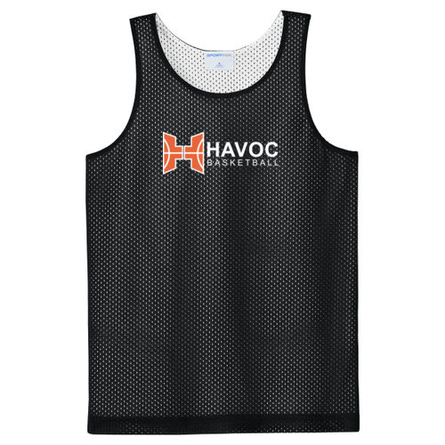 Havoc Basketball Design on a Sport-Tek® - Youth PosiCharge ® Reversible Mesh Tank Thumbnail