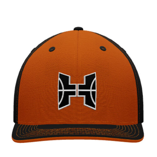 Havoc Basketball Logo Embroidered on a Pacific Headwear M2 Performance PacFlex Contrast Cap Thumbnail